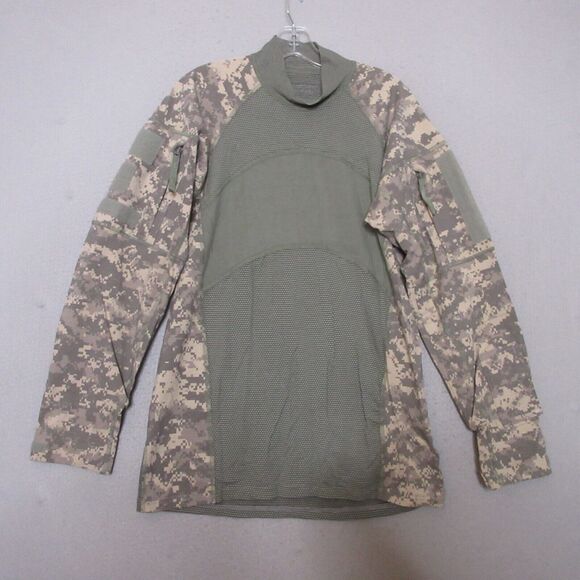 Army Combat Shirt Men Large Flame Resistant Green Digital Camo‎ Military - Picture 1 of 11
